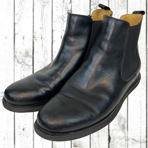 Cole Haan Other - COLE HAAN Men’s Size 11 Boots Leather Waterproof Black Mid